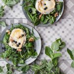 maisto blogas Salotos su mėlynėm ir ožkos sūriu receptas