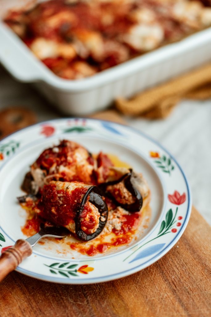 baklazanu kaneloniai